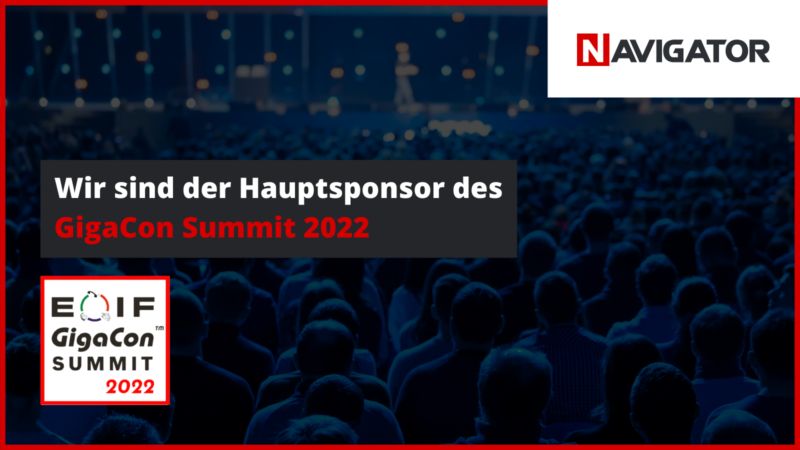 Wir sind der Hauptsponsor des GigaCon Summit 2022