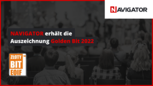 NAVIGATOR erhält die Auszeichnung Golden Bit 2022